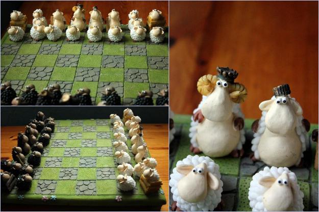 sheep chessboard