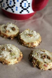 Pistachio shortbread