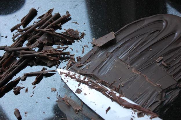 chocolate shavings